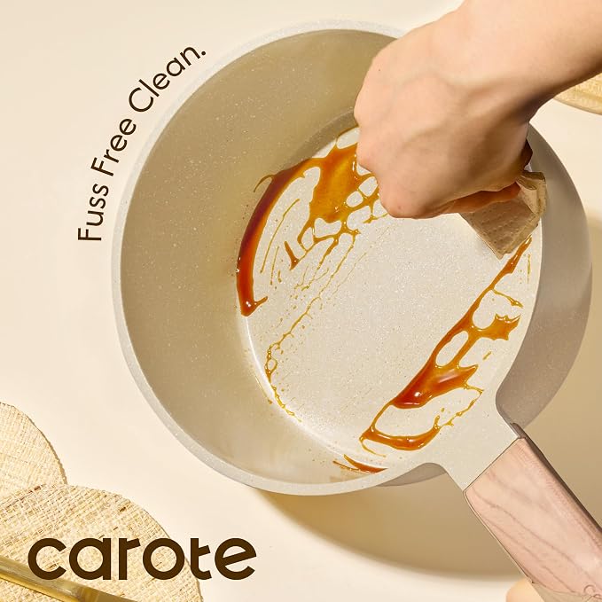 CAROTE 1.5Qt & 2.5Qt Sauce Pan Sets - Image 7