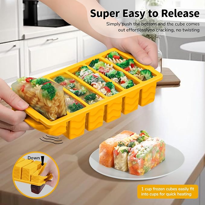 2-Pack Silicone Freezer Trays - Image 4