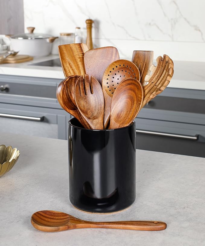Nucookery Wooden Cooking Utensils Set - Image 9