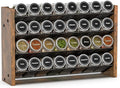 NESAPTO Spice Rack Organizer for Cabinet, Wood 4-Tier Vertical Seasoning by NESAPTO