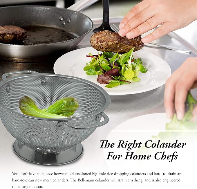 Bellemain 3 Qt Metal Colander - Image 3