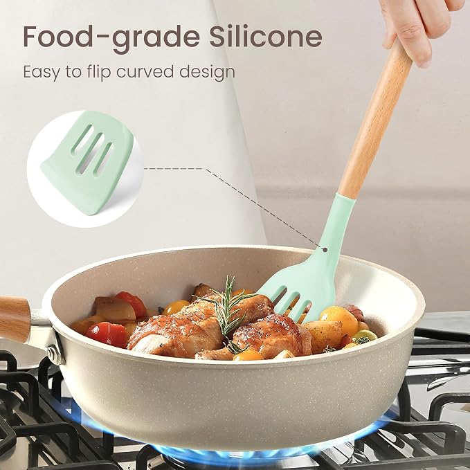 26 Pcs Silicone Cooking Utensils Set - Image 5