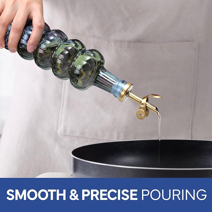 COOK WITH COLOR Glass Olive Oil Bottle Dispenser - Image 5