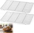 Lounsweer 2 Pcs Cooling Racks, 21L X 13W X 1H Stainless Steel Wire Rack by Lounsweer