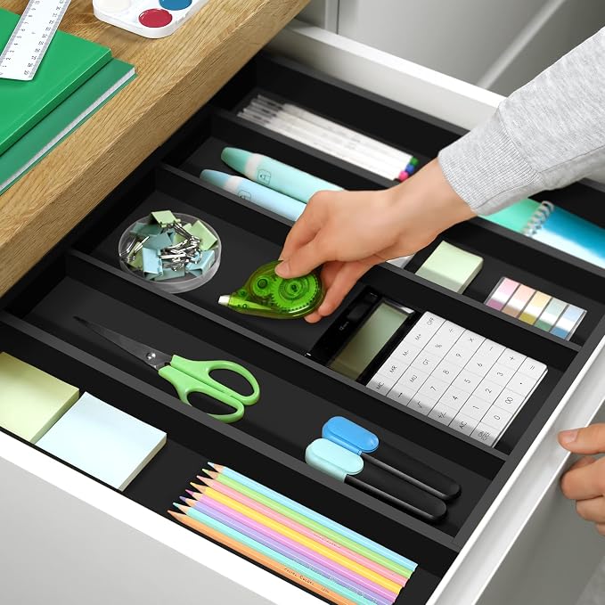 ROYAL CRAFT WOOD Luxury Bamboo Kitchen Drawer Organizer - Image 4