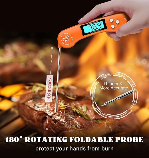 DOQAUS Digital Meat Thermometer, Instant Read Food Thermometer - Image 3