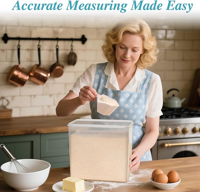 Vtopmart 8.5L 2 Pack Extra Large Flour Sugar Storage Containers - Image 5