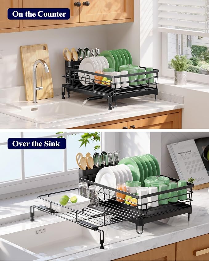 Kitsure Extendable Dish Drying Rack - Image 7