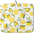 Lemon Dish Drying Mat for Kitchen Counter Spring Summer Microfiber Absorbent by Unknown