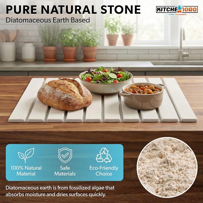 Stone Drying Mat for Kitchen Counter - Image 3