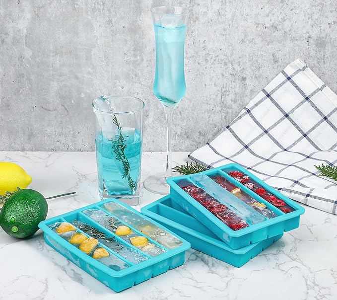 Webake Silicone Ice Cube Trays for Water Bottles Ice Cube Mold 12 Cavity - Image 5