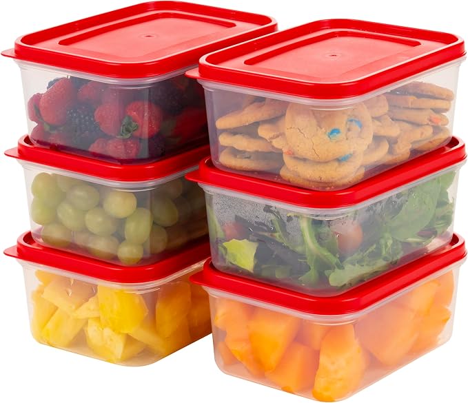 IRIS USA 12 PC Plastic Food Storage Containers by IRISUSA