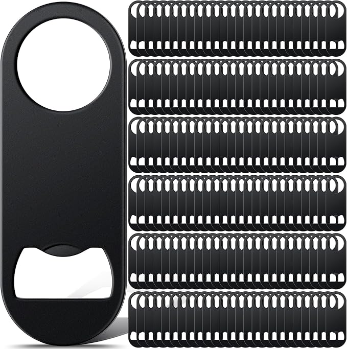 Remerry Bottle Openers Stainless Steel Flat Bottle Opener Bulk 3.4 x 1.3 Inches by Remerry