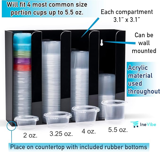 Inevibe Portion Cup and Lid Holder - Image 3
