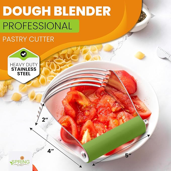 Spring Chef Large Green Dough Blender - Image 2