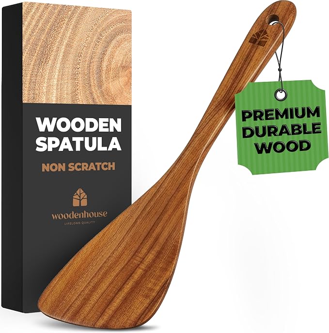 Wooden Spatula for Cooking, 12 Inch by Woodenhouse