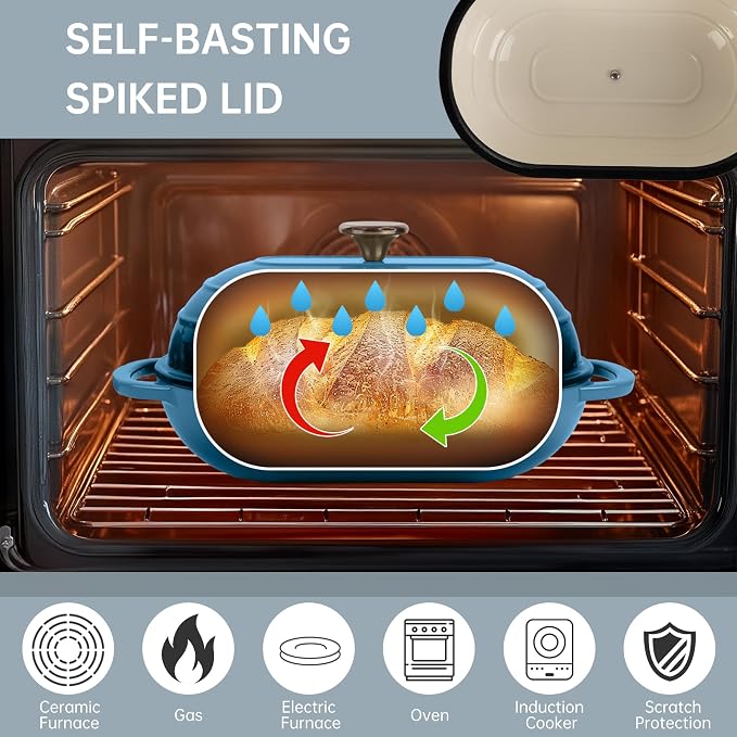 Premium Enameled Cast Iron Dutch Oven - Image 7