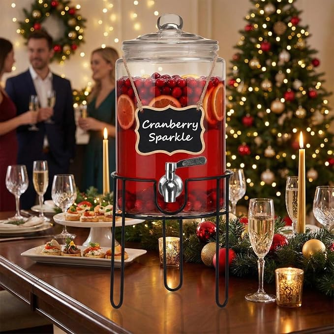 1 Gallon Drink Dispenser with Stand, Drink Dispensers - Image 9