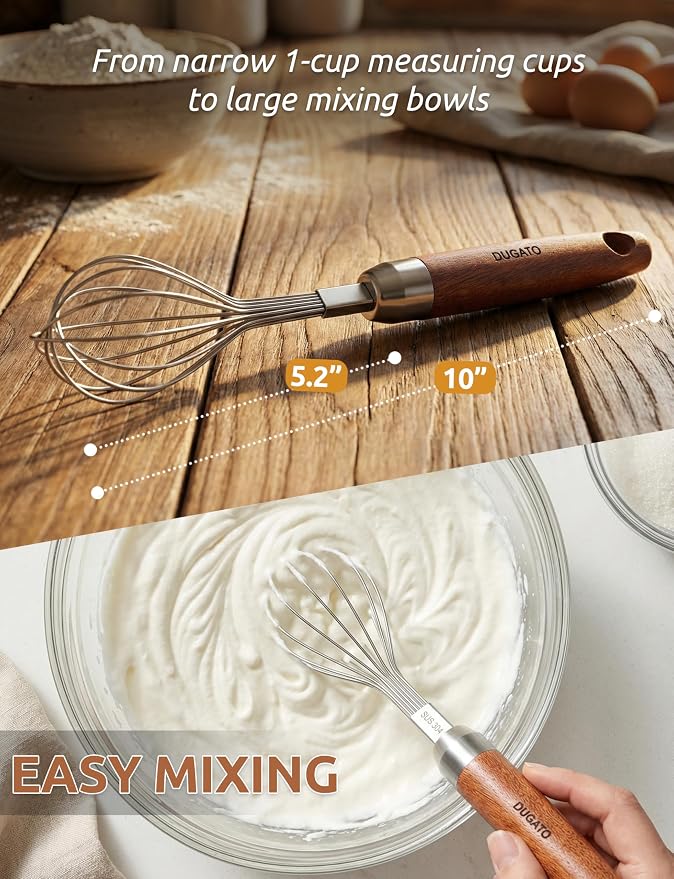 Egg Whisk, Small Balloon Whisking Tool - Image 3