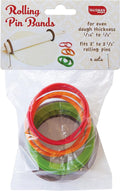 Talisman Designs Silicone Rolling Pin Bands | 8 Piece Set | Ensure Dough by TalismanDesigns
