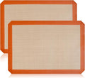 Luckyiren 2-Pack Silicone Baking Mats – Non-Stick Reusable BPA-Free Oven Liners by Luckyiren