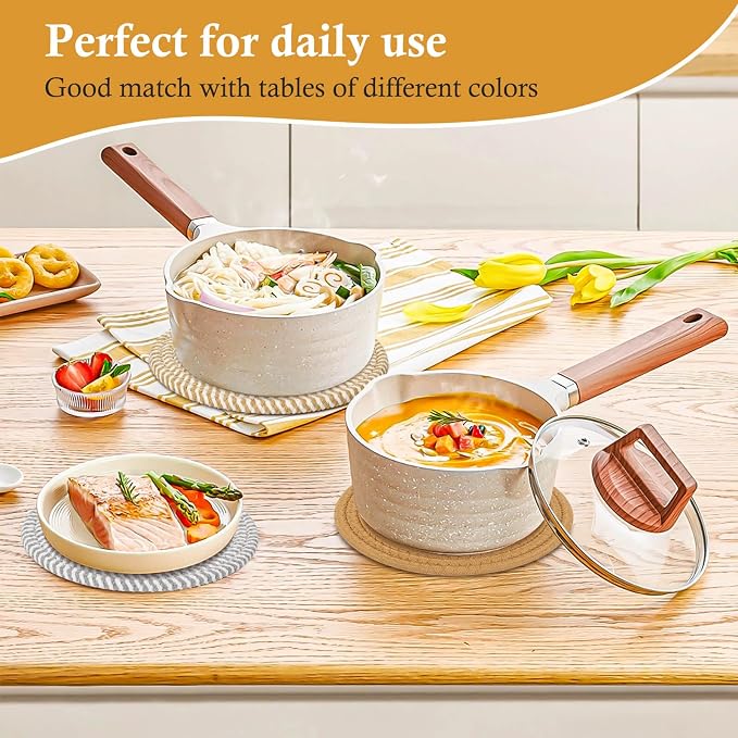 Billbotk 8" Trivets for Hot Dishes, Hot pots and Pans, 6 Heat Resistant Hot Pads - Image 7