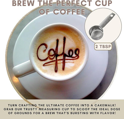 1/8 Cup Stainless Steel Measuring Cup | Sturdy Metal 30 ml | 30 cc | 1 oz | - Image 2