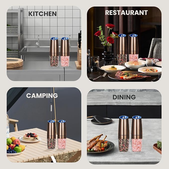 Battery Operated Salt And Pepper Grinder Set - Image 7