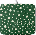 Giwawa St Patricks Day Dish Drying Mat Green Lucky Clovers Dish Drainer Mats by Giwawa