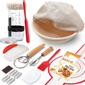 Complete Sourdough Starter Kit, Sourdough Bread Baking Supplies, Banneton Bread by BANTBSKT