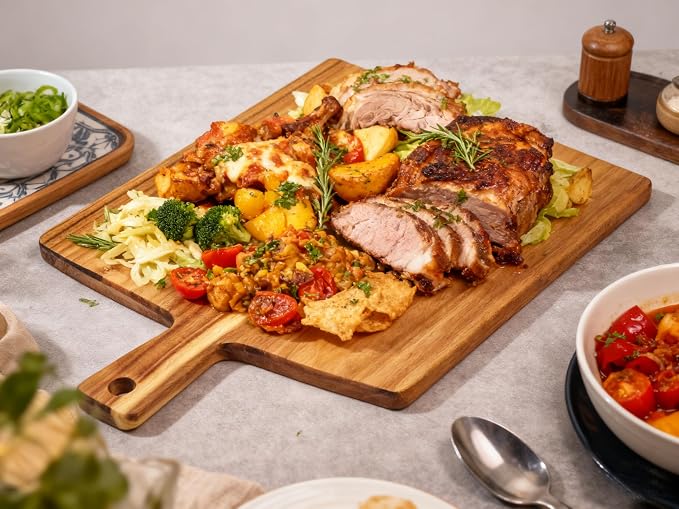 Large Acacia Wood Cutting Board - Image 10