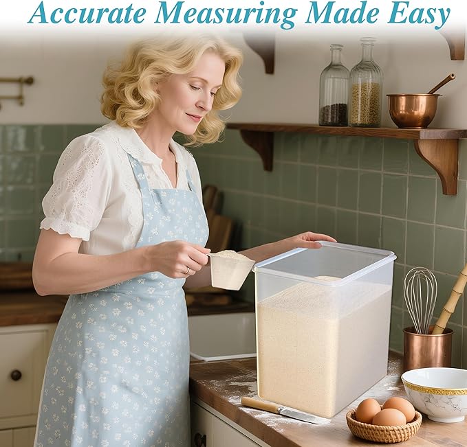 Vtopmart 9.5L 2 Pack Extra Large Flour Sugar Storage Containers - Image 5