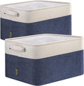 BALEINE 2 Pack Fabric Closet Storage Bins by BALEINE