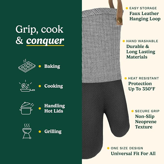 Cuisinart Kitchen Oven Mitts – Heat-Resistant Kitchen Mitts - Image 5