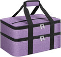 Double Insulated Casserole Carrier, Portable Casserole Carrier by MIAOJIE