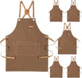 Genixart 6 Bulk Pack Chef Apron by Genixart