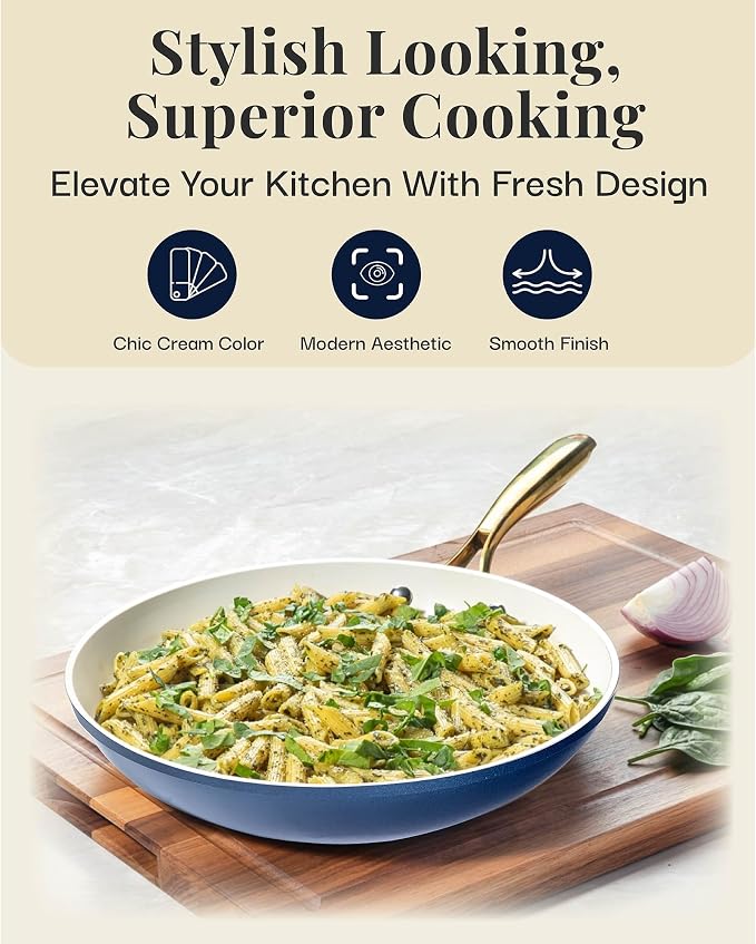 GOTHAM STEEL 10 Inch Non Stick Frying Pans Nonstick Frying Pan, Nonstick Pan - Image 4