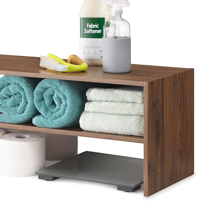Whitmor Wood Stackable 2-Shelf Shoe Rack, 31 inches - Image 4