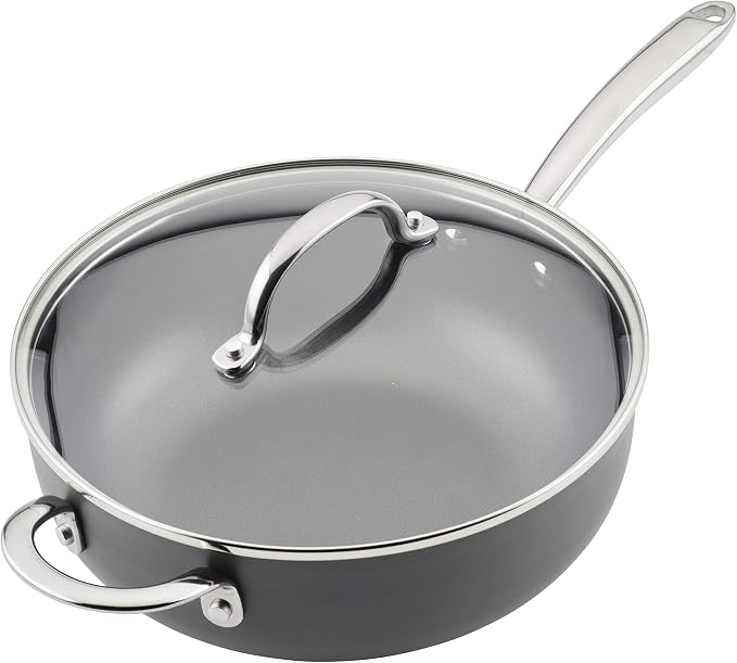 Rachael Ray Professional Hard Anodized Nonstick Sauce Pan/Saucepan/Saucier - Image 6