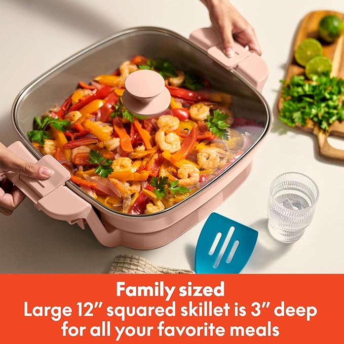 bella Make & Take Electric Skillet, Fits-anywhere™ kitchenware, EverGood™ - Image 3