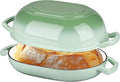 VORRINGARD Enameled Cast Iron Sourdough Bread Oven, Dutch Oven, Loaf Cast Iron by Unknown