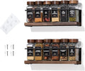 2-Tier Wall Mount Spice Rack Organizer by KitHero