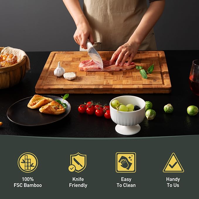 XXX Large Bamboo Cutting Board - Image 7