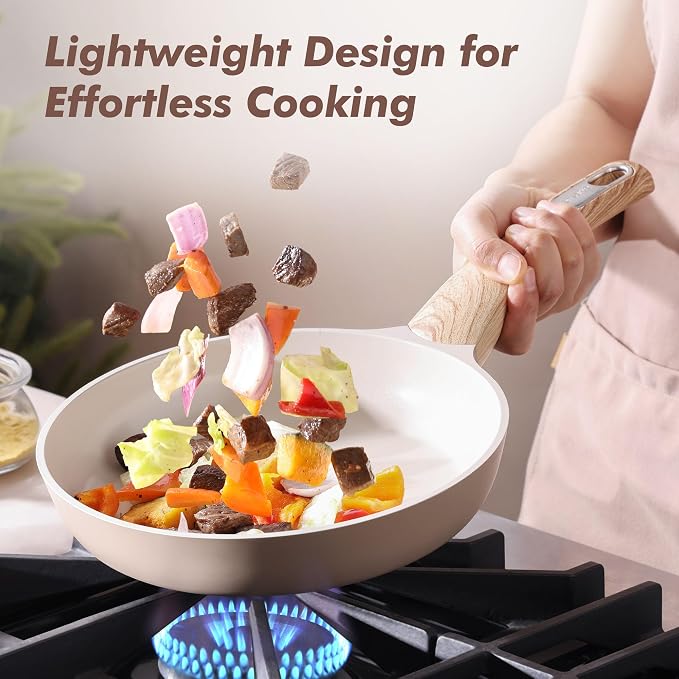SENSARTE Ceramic Nonstick Frying Pan Skillet - Image 8