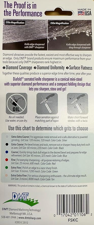 DMT FSKC Diafold Serrated Knife Sharpener - Image 3