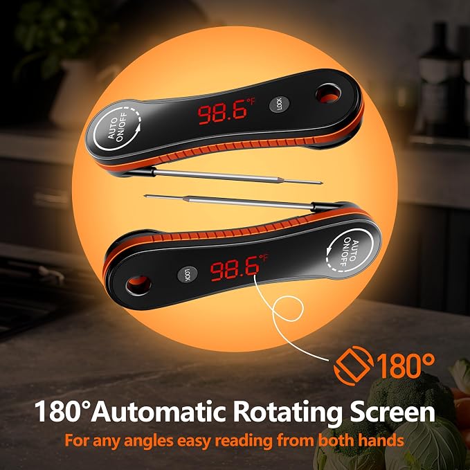 0.5s Instant Read Digital Meat Thermometer, Paysean ±0.5℉ - Image 4