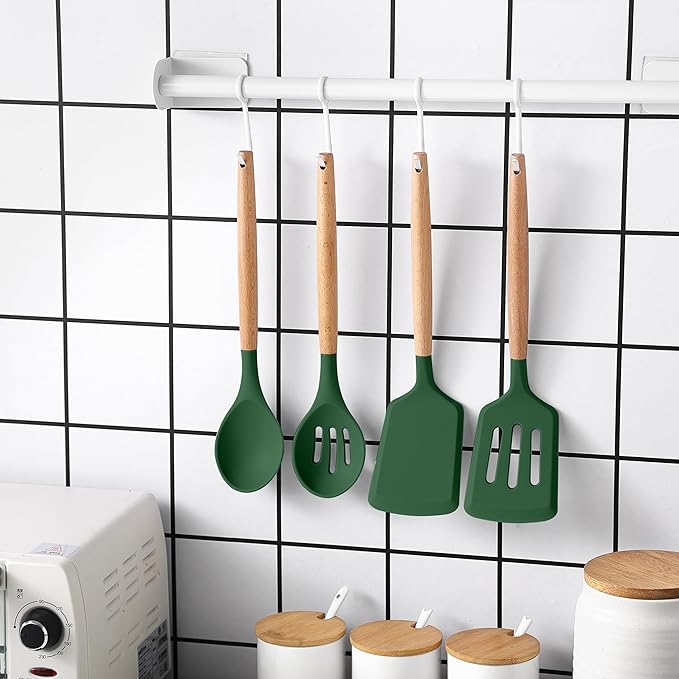 Country Kitchen Non Stick Silicone Utensil Set - Image 7