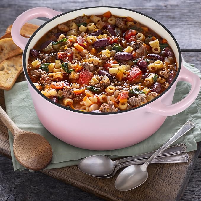 E-far 3 Qt Enameled Cast Iron Dutch Oven - Image 6