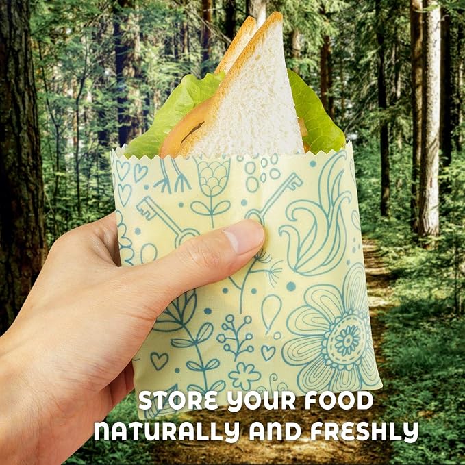 Akeeko Reusable Beeswax Food Wraps - Image 5