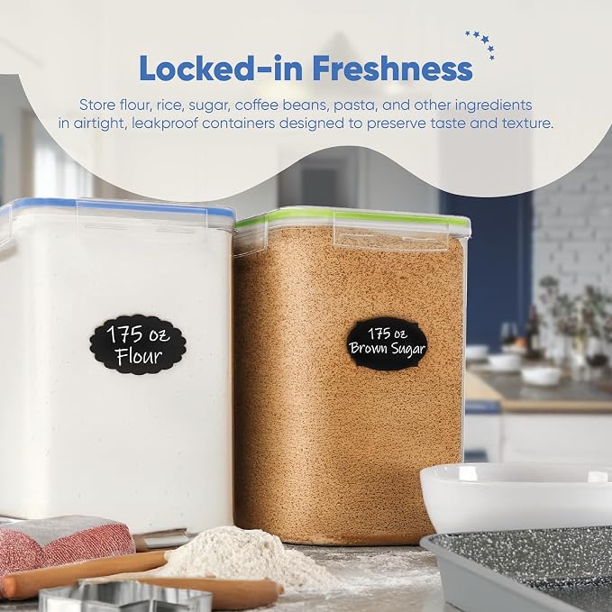 Chef's Path Large Airtight Food Storage Containers - Image 3